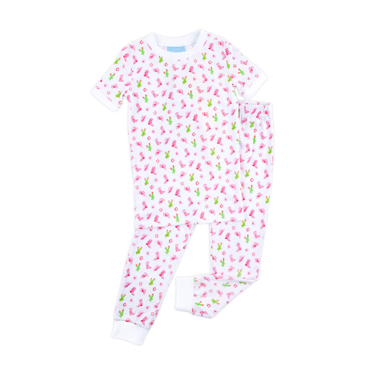 Western Cowboy Pink Pajamas