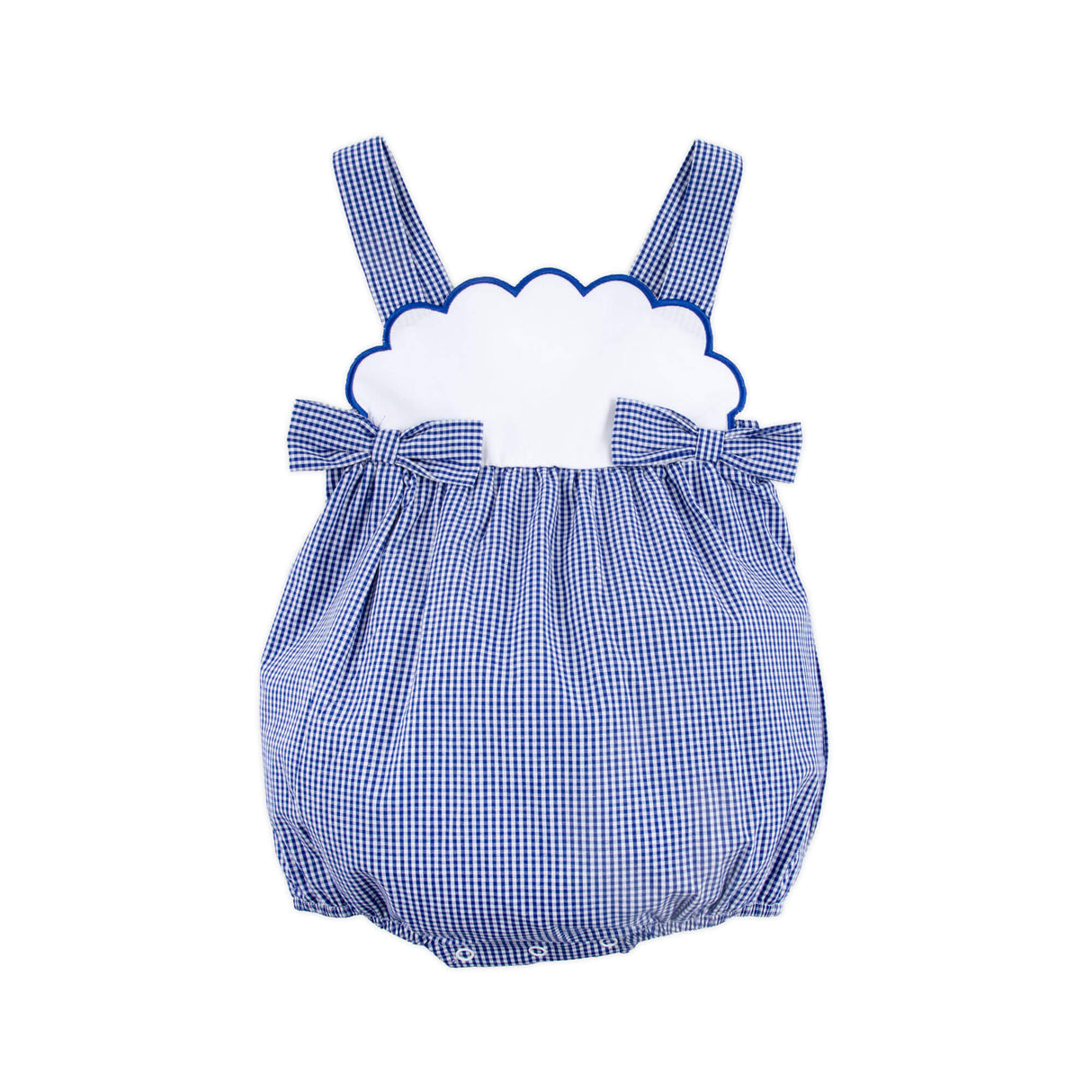 Royal Blue Gingham Tess Bubble