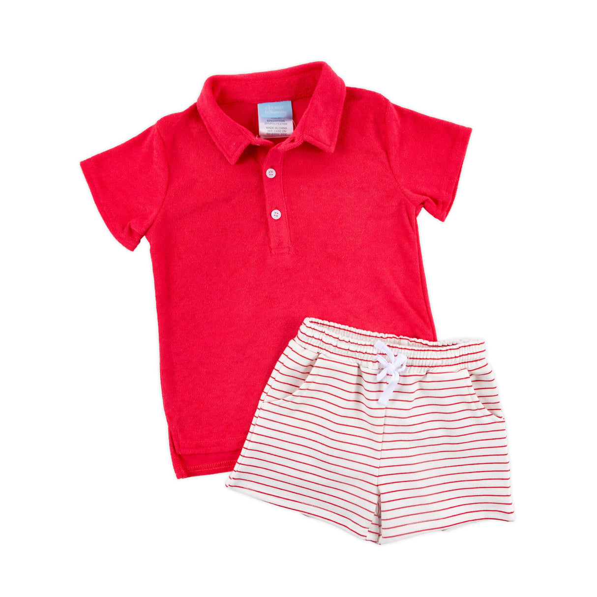 Bold, Bright and Brave Polo Short Set