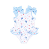 Nautical One Piece Swimsuit
