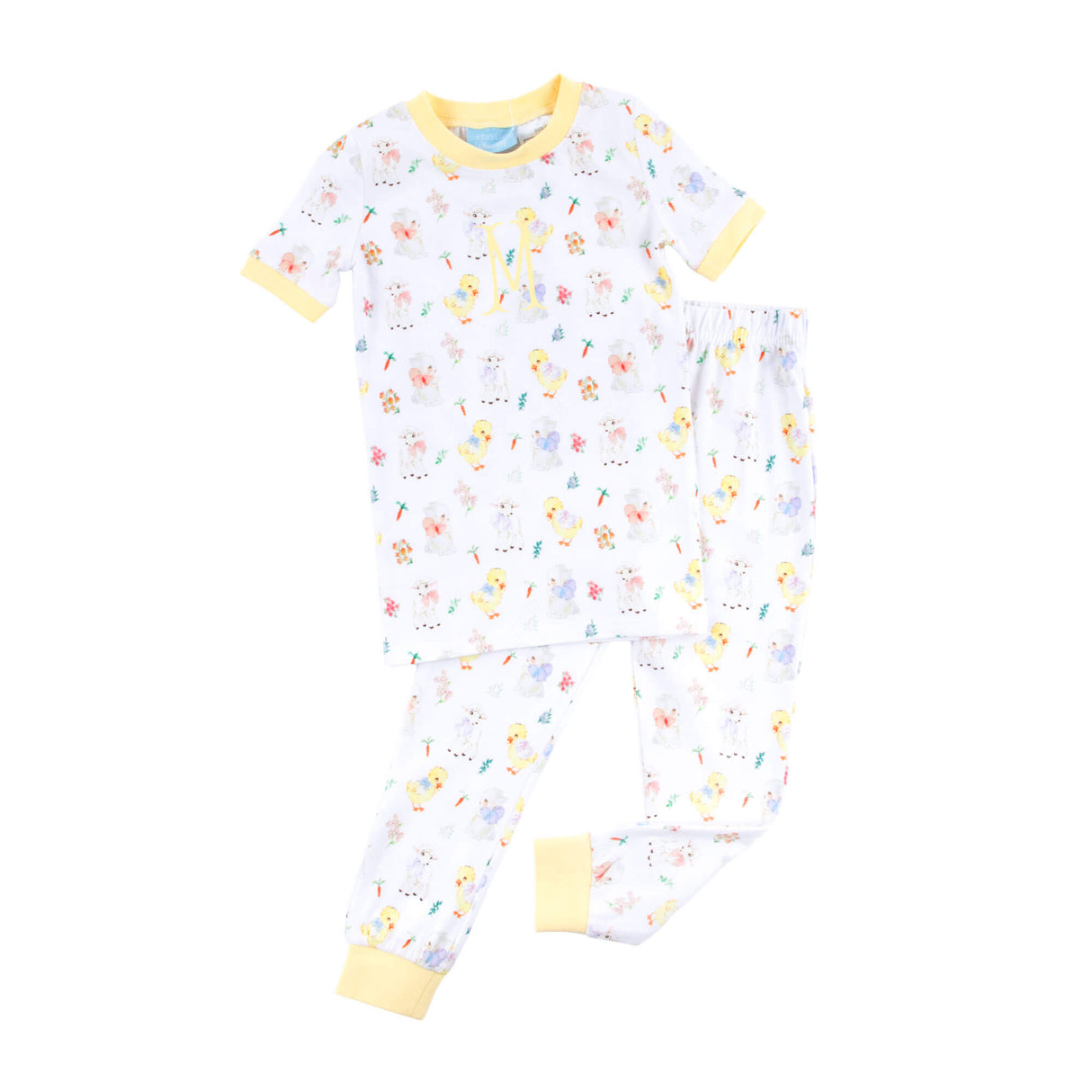 Bunny & Friends Yellow Pajamas
