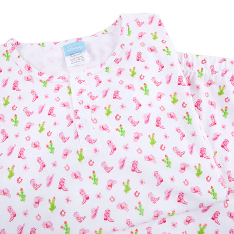 Western Cowboy Pink Women's Pajamas