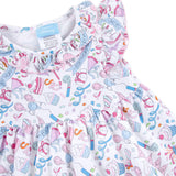 Birthday Girl Ruffle Collared Bloomer Set