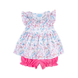 Birthday Girl Ruffle Collared Bloomer Set