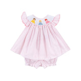 Pretty Princess Smocked Polka Dot Bloomer Set
