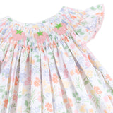 Strawberry Smocked Floral Dress