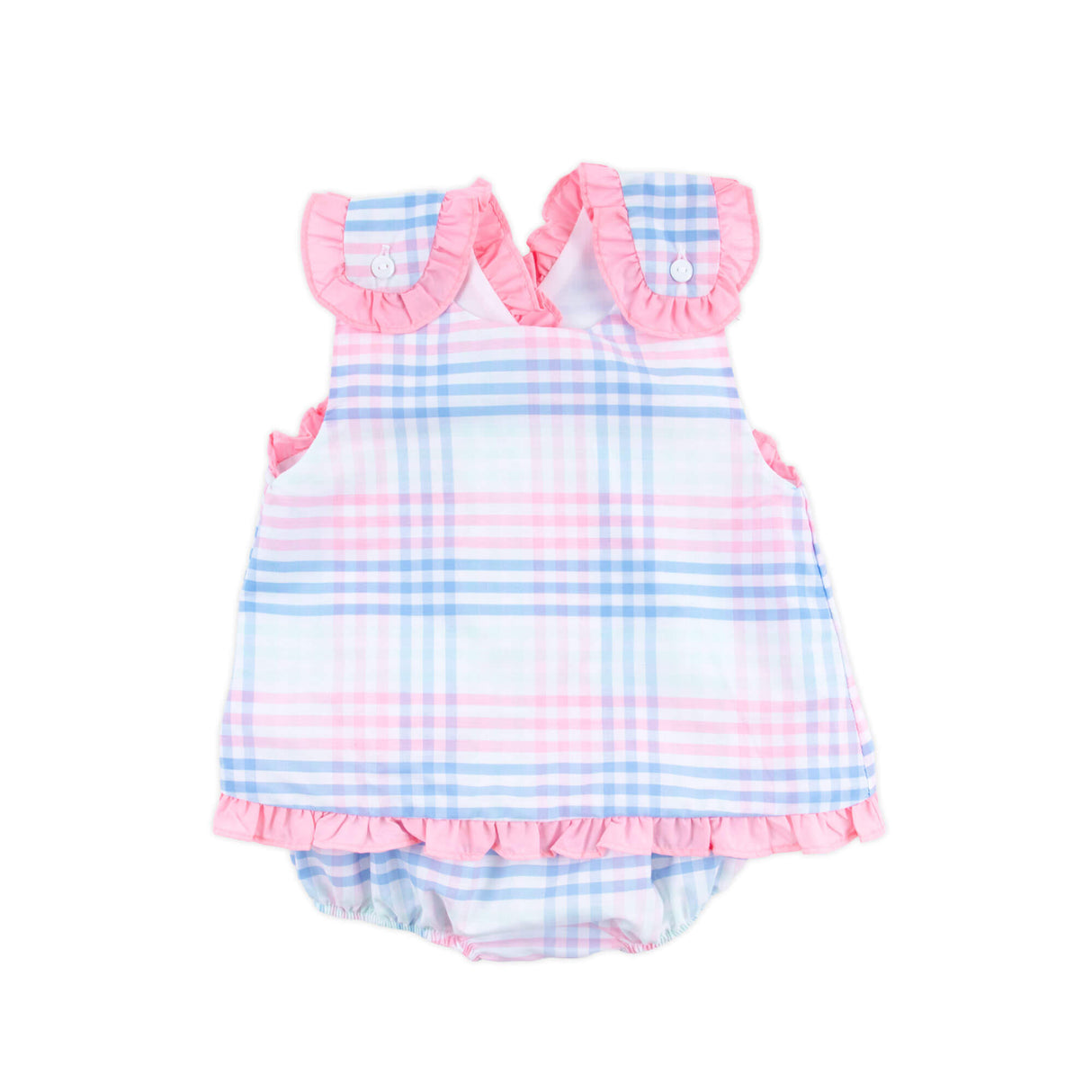Pastel Plaid Popover Set