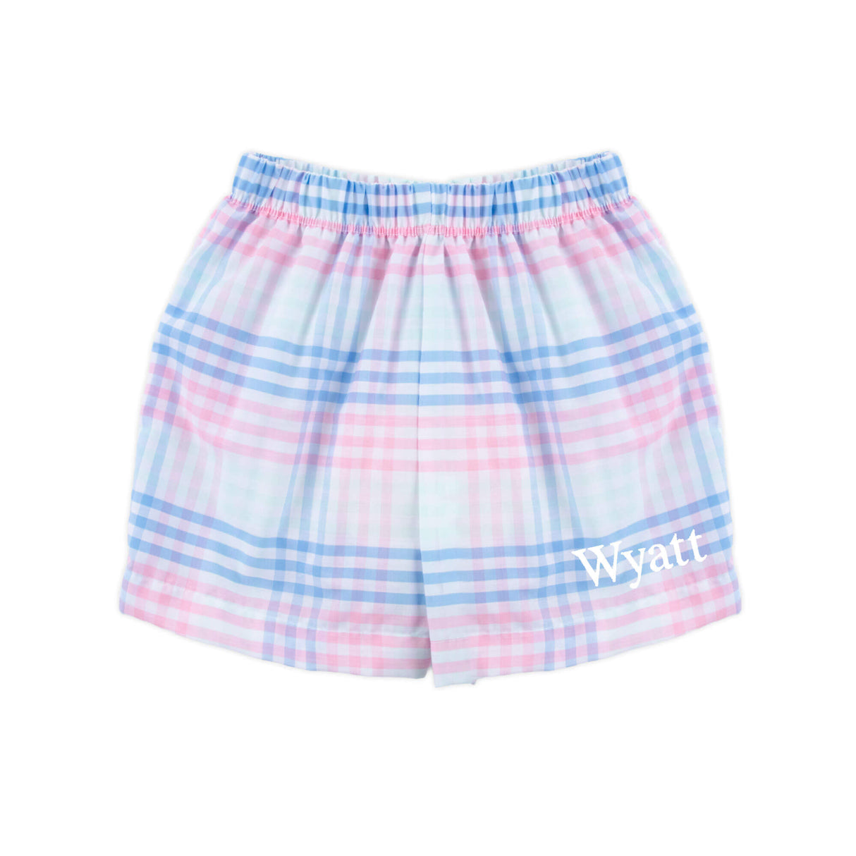 Pastel Plaid Shorts