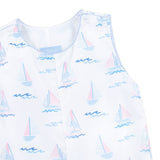 Pastel Sailboat Blue Jon Jon