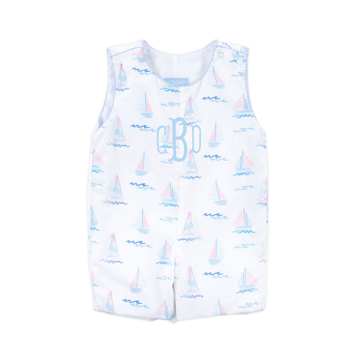 Pastel Sailboat Blue Jon Jon