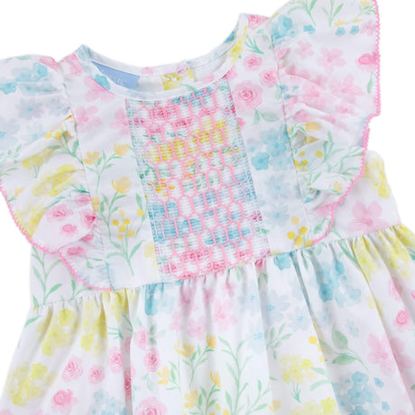 Sweet Floral Smocked Rachel Dress