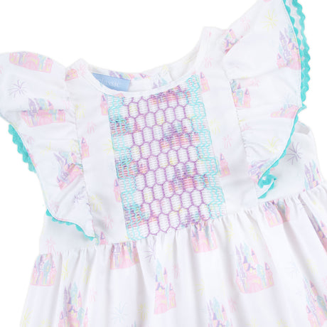 Magical Castle Smocked Rachel Dress