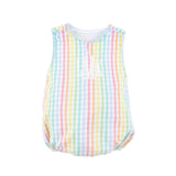 Colorful Multi Plaid Sun Bubble