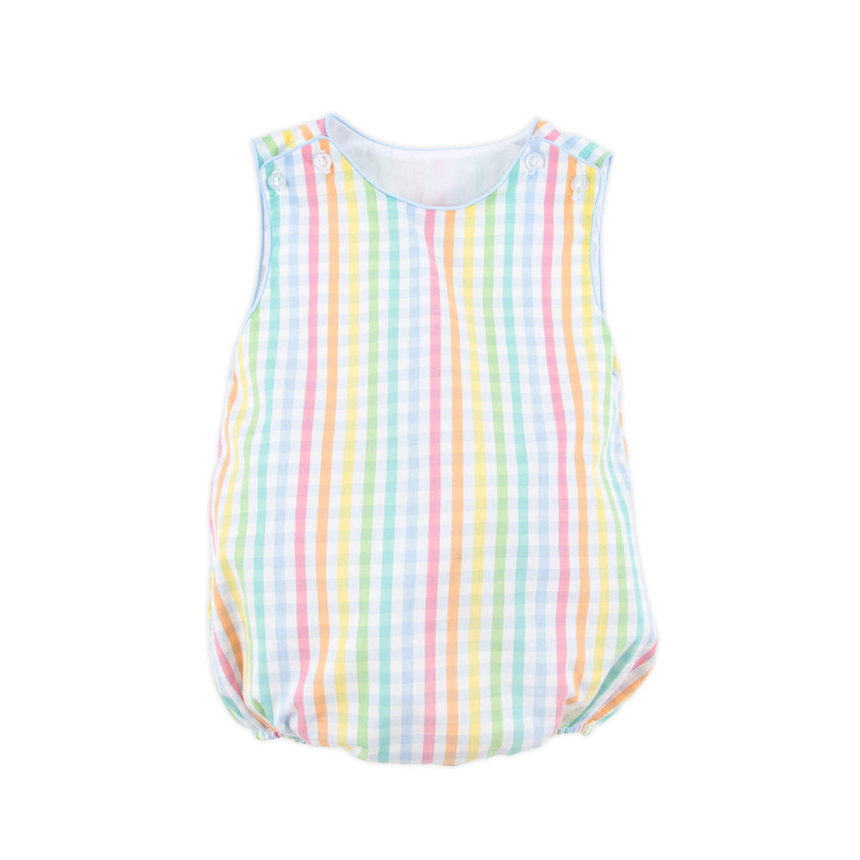 Colorful Multi Plaid Sun Bubble