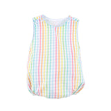 Colorful Multi Plaid Sun Bubble