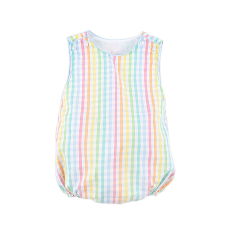 Colorful Multi Plaid Sun Bubble