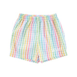 Colorful Multi Plaid Shorts