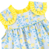 Summer Lemon Floral Lulu Dress