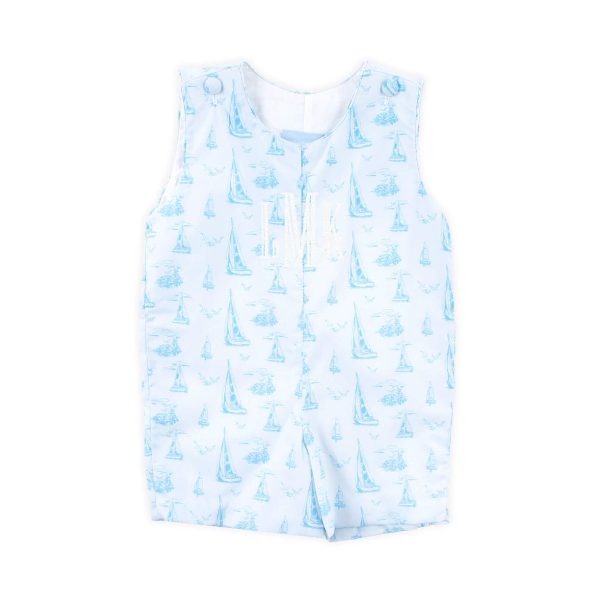 Nautical Blue Sailboat Jon Jon