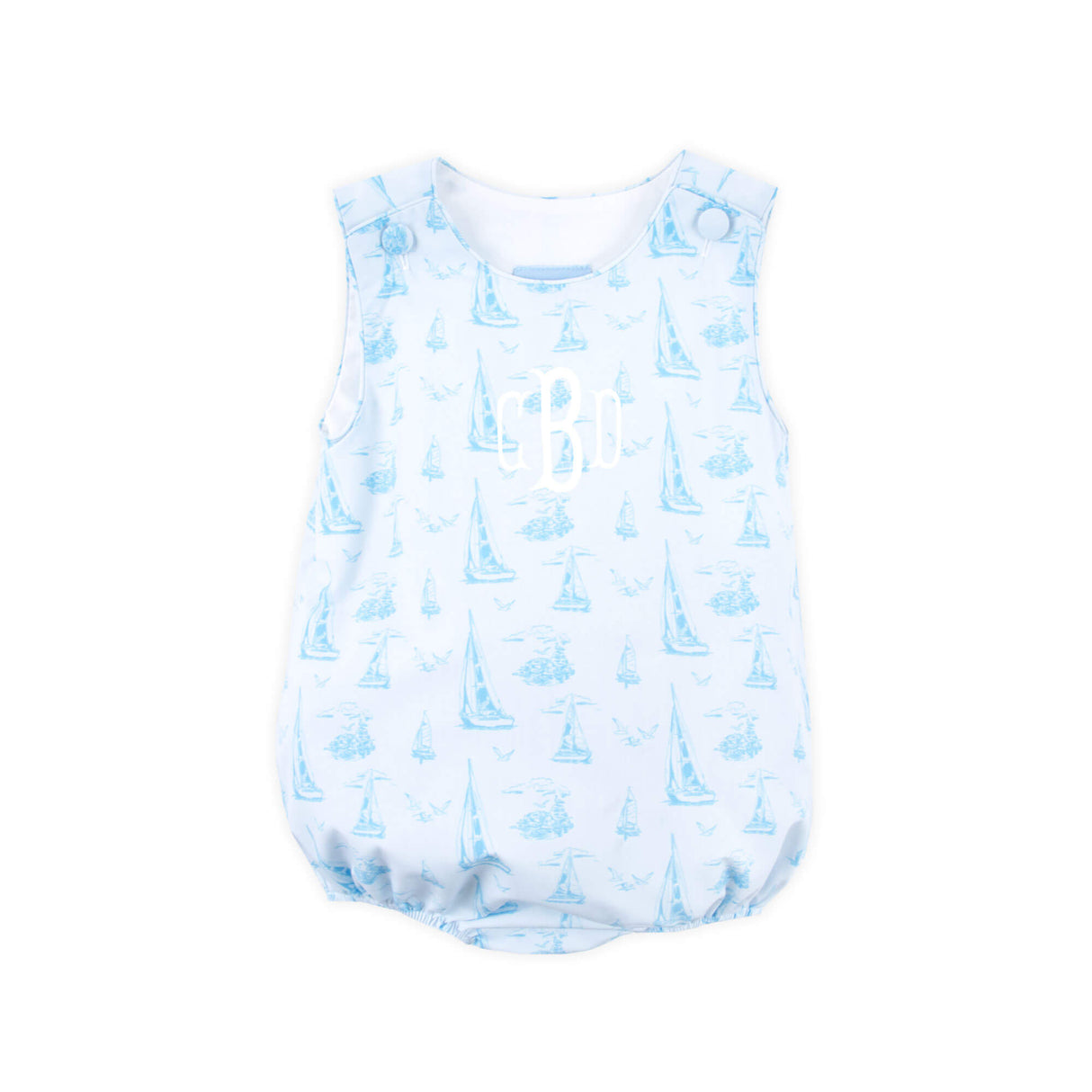 Nautical Blue Sailboat Sun Bubble