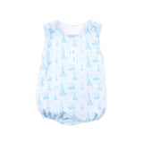 Nautical Blue Sailboat Sun Bubble