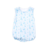 Nautical Blue Sailboat Sun Bubble