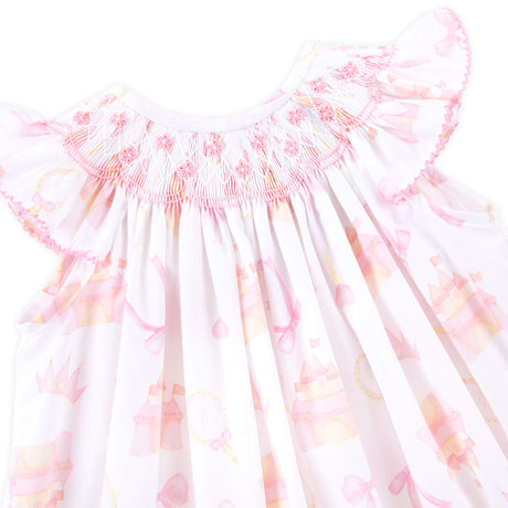 Princess Magic Smocked Angel Sleeve Dress