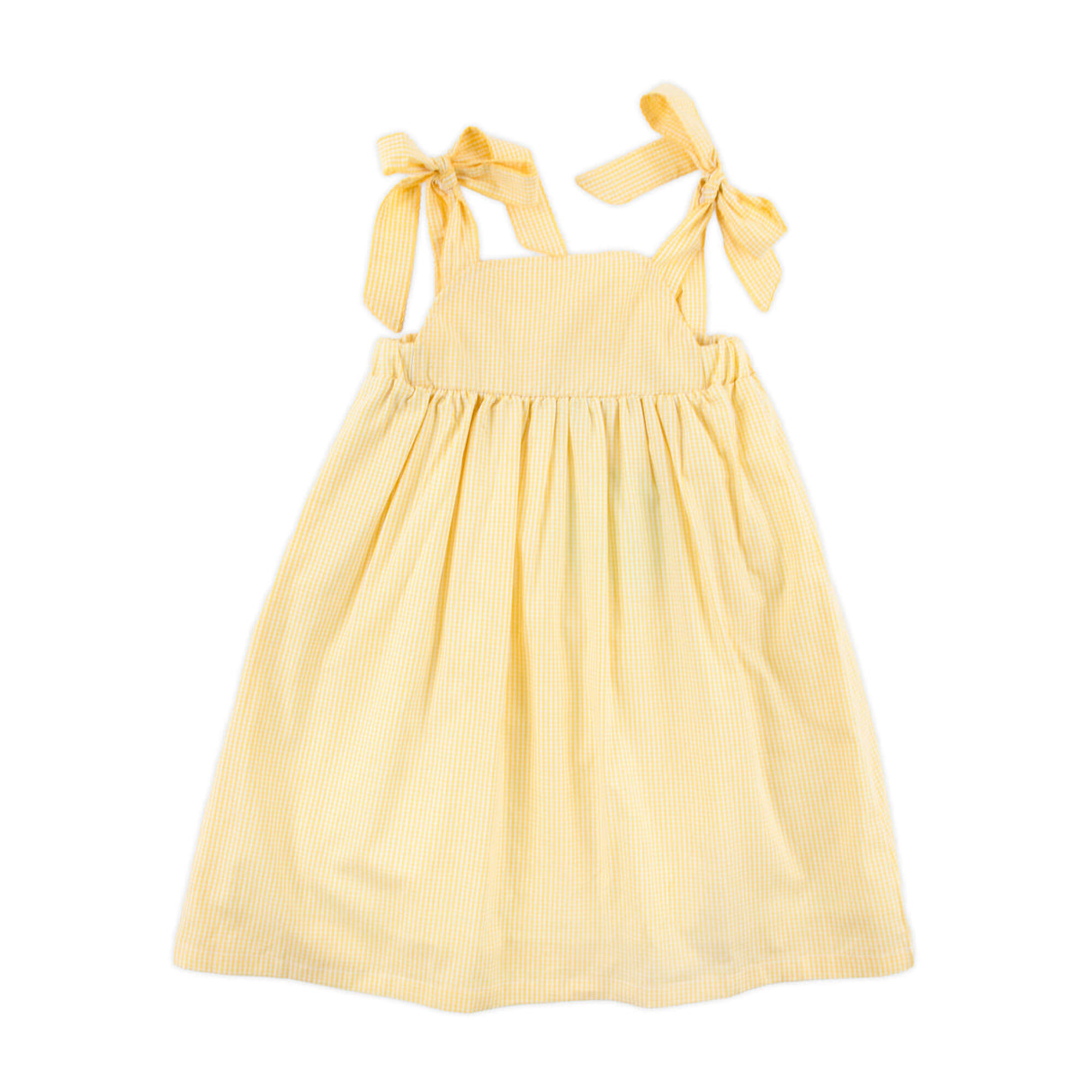 Yellow Gingham Skyler Dress