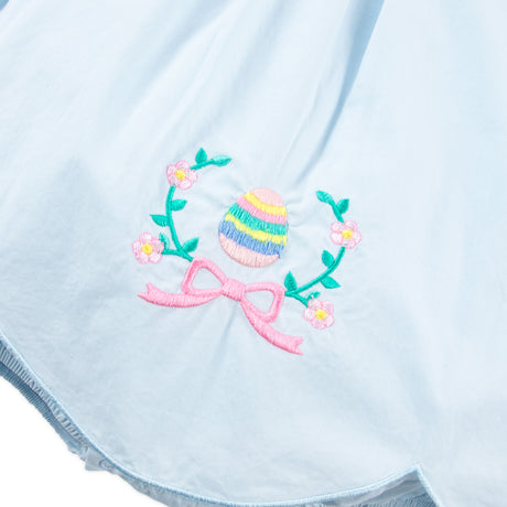 Easter Eggs & Bows Light Blue Amelia Skirt Bubble