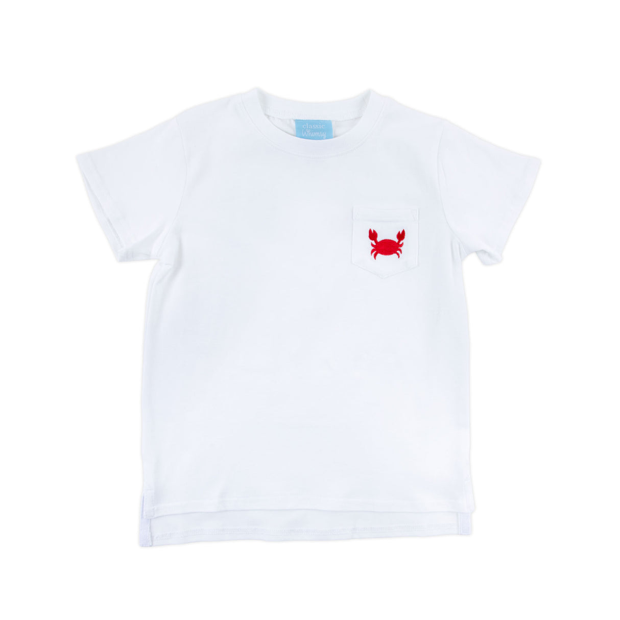 Crab White Short Sleeve Shirt