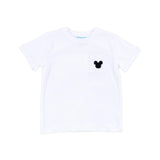 Mouse Ears White Short Sleeve Pocket Shirt