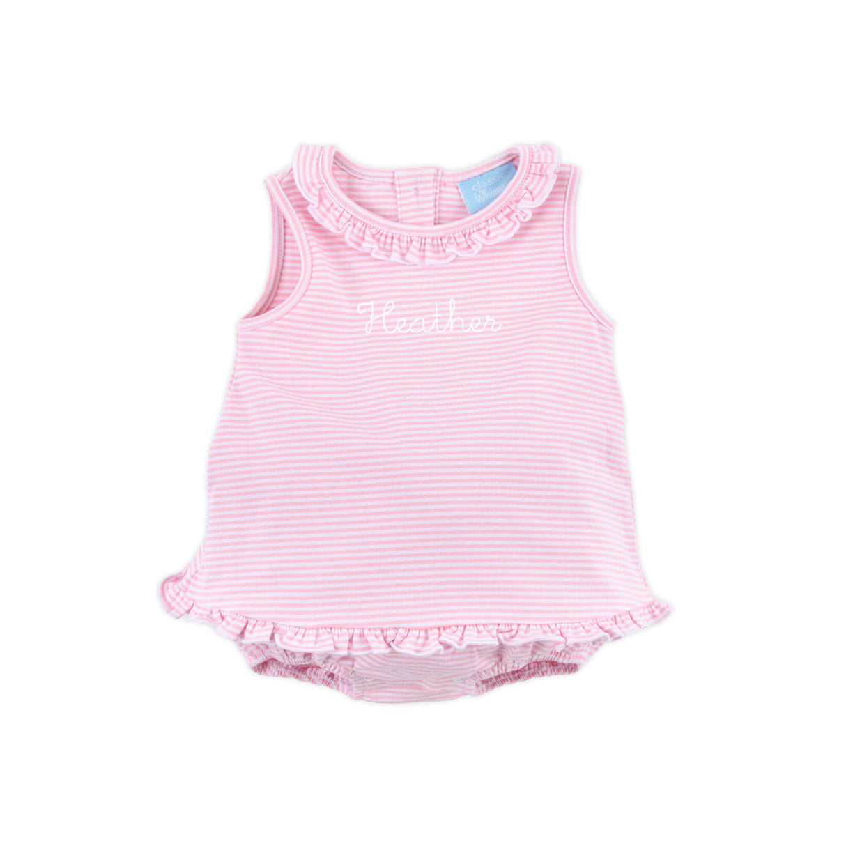 Pink Stripe Skirt Bubble