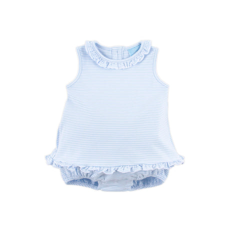 Blue Stripe Skirt Bubble