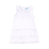 Pink Polka Dot Ruffle Dress