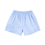 Light Blue Gingham Shorts