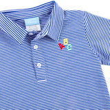 ABC Royal Blue Stripe Polo