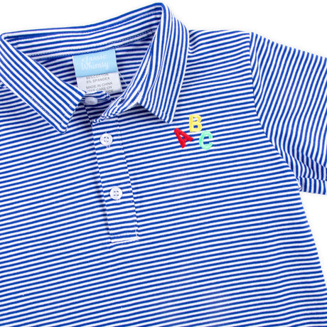ABC Royal Blue Stripe Polo