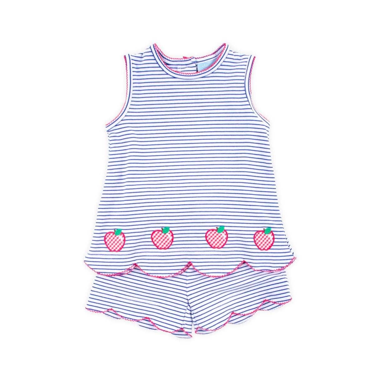 Good Apple Blue Stripe Cleo Short Set