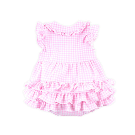 Apple Blossom Pink Gingham Ruth Bubble