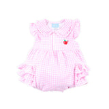 Apple Blossom Pink Gingham Ruth Bubble