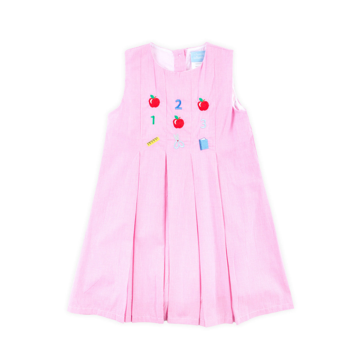 Ready To Learn Pink Mini Gingham Chloe Dress