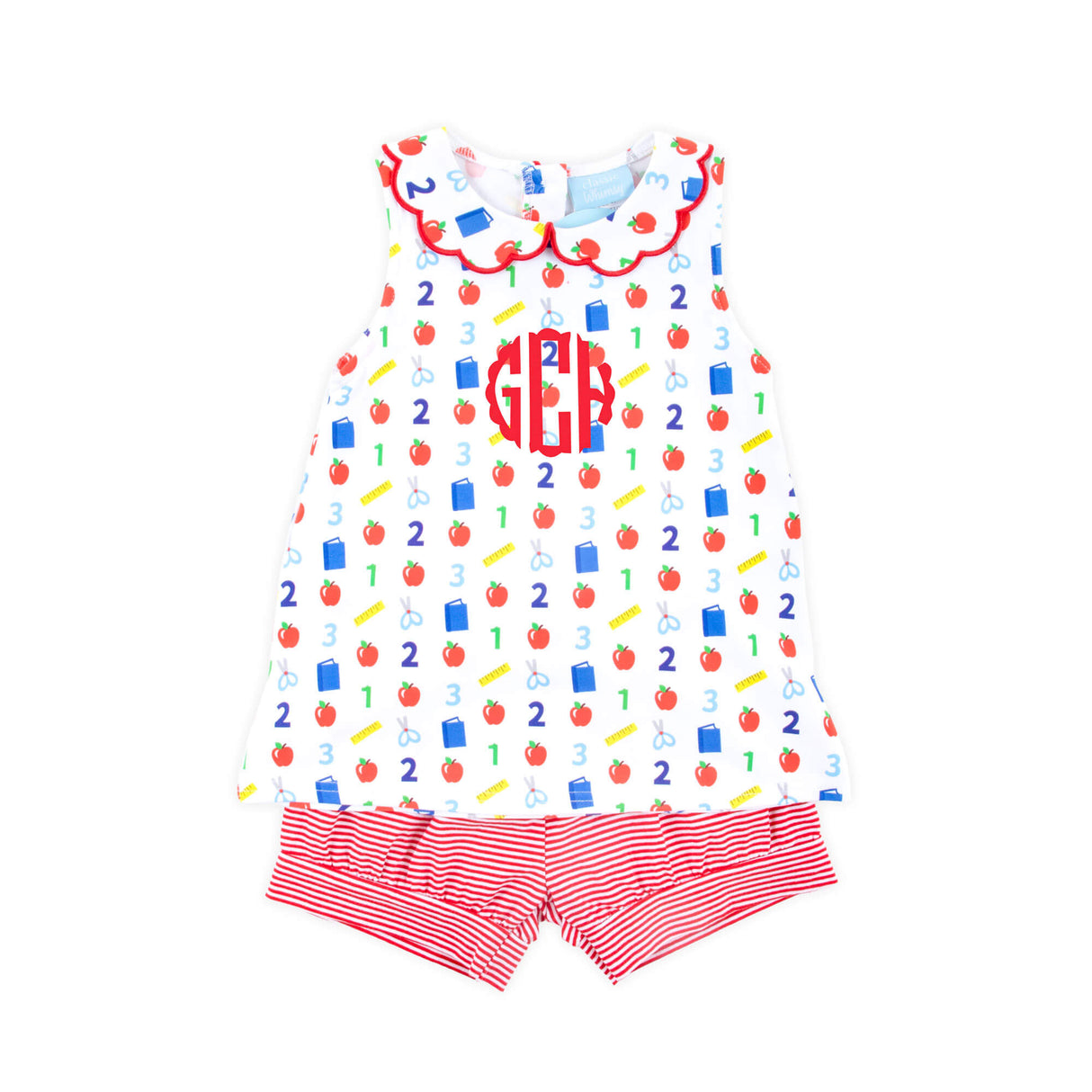 Easy as 123 White Lola Short Set