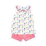 Easy as 123 White Lola Short Set