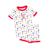 Easy as 123 White Short Pajamas