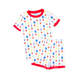 Easy as 123 White Short Pajamas