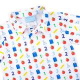 Easy as 123 White Polo