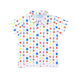 Easy as 123 White Polo