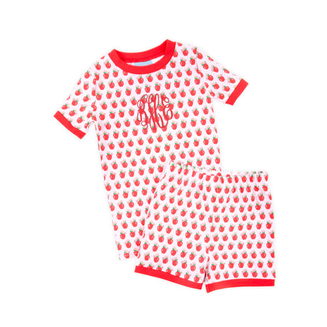 Apple Blossom Pink Short Pajamas