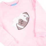 Football Bow Pink Jogger Set