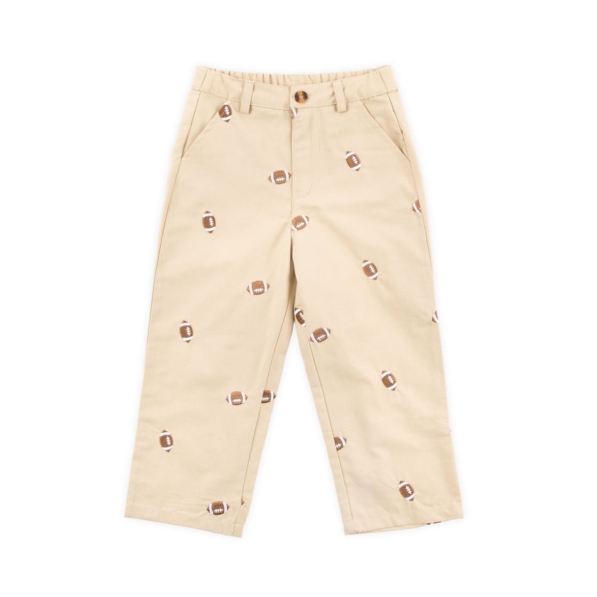 Football Tan Schiffli Standard Pants